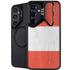 Peru Flag Distressed Galaxy S24 Kickstand Case